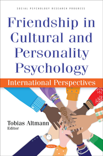 Cover "Friendship in Cultural and Personality Psychology: International Perspectives"