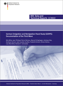 Titelbild "German Emigration and Remigration Panel Study (GERPS): Documentation of the Third Wave"