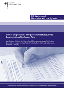 Titelbild "German Emigration and Remigration Panel Study (GERPS): Documentation of the Second Wave"